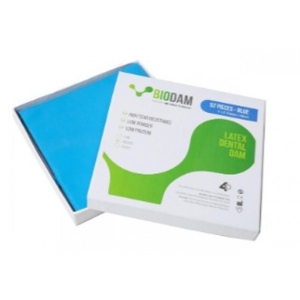 Lençol de Borracha  BIODAM  - 5x5" 127x127mm