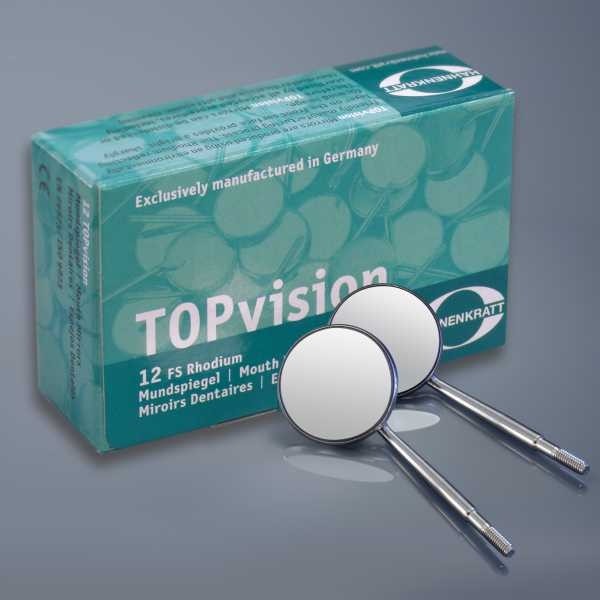 Espelho Bucal TOPvision FS Rhodium c12 plano 