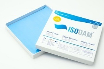 Lençol de Borracha ISODAM - 6x6" - 152x152mm (c/ 15 unids)